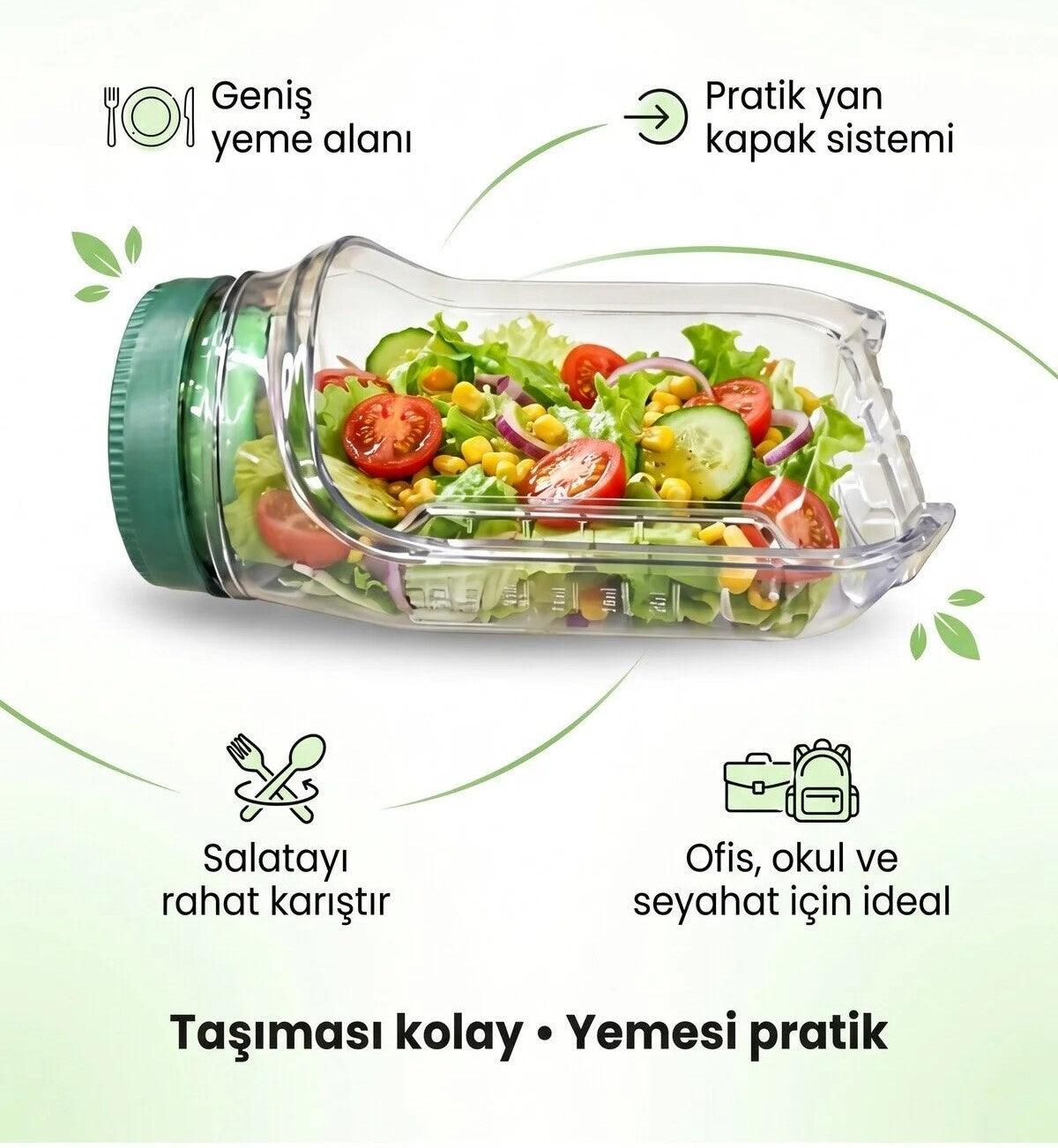 Pazarlux çok amaçlı saklama kabı