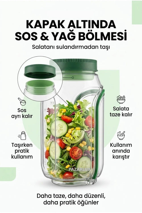 Pazarlux çok amaçlı saklama kabı